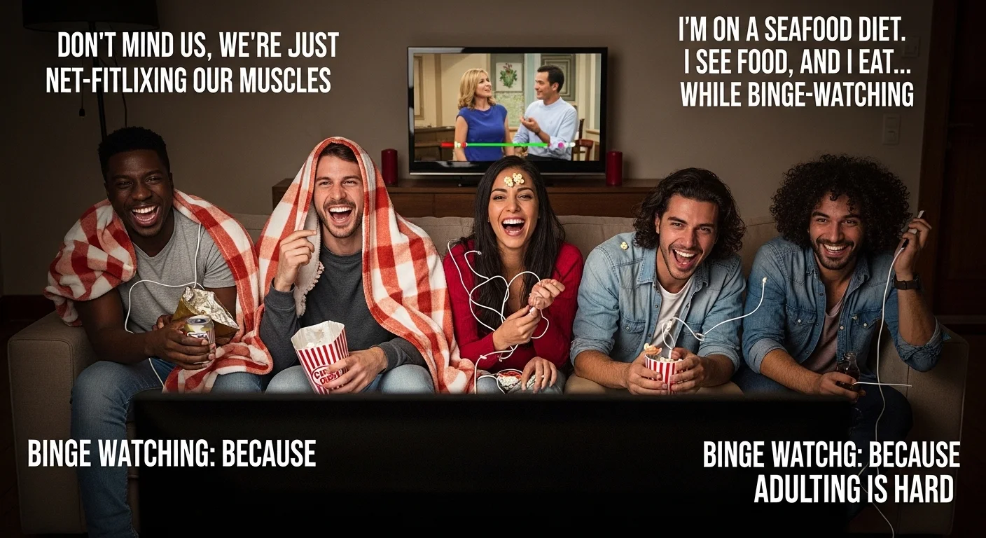 Binge Watching Addiction Humor