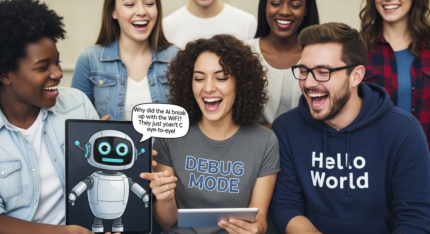 Funny AI Jokes for Instagram Captions