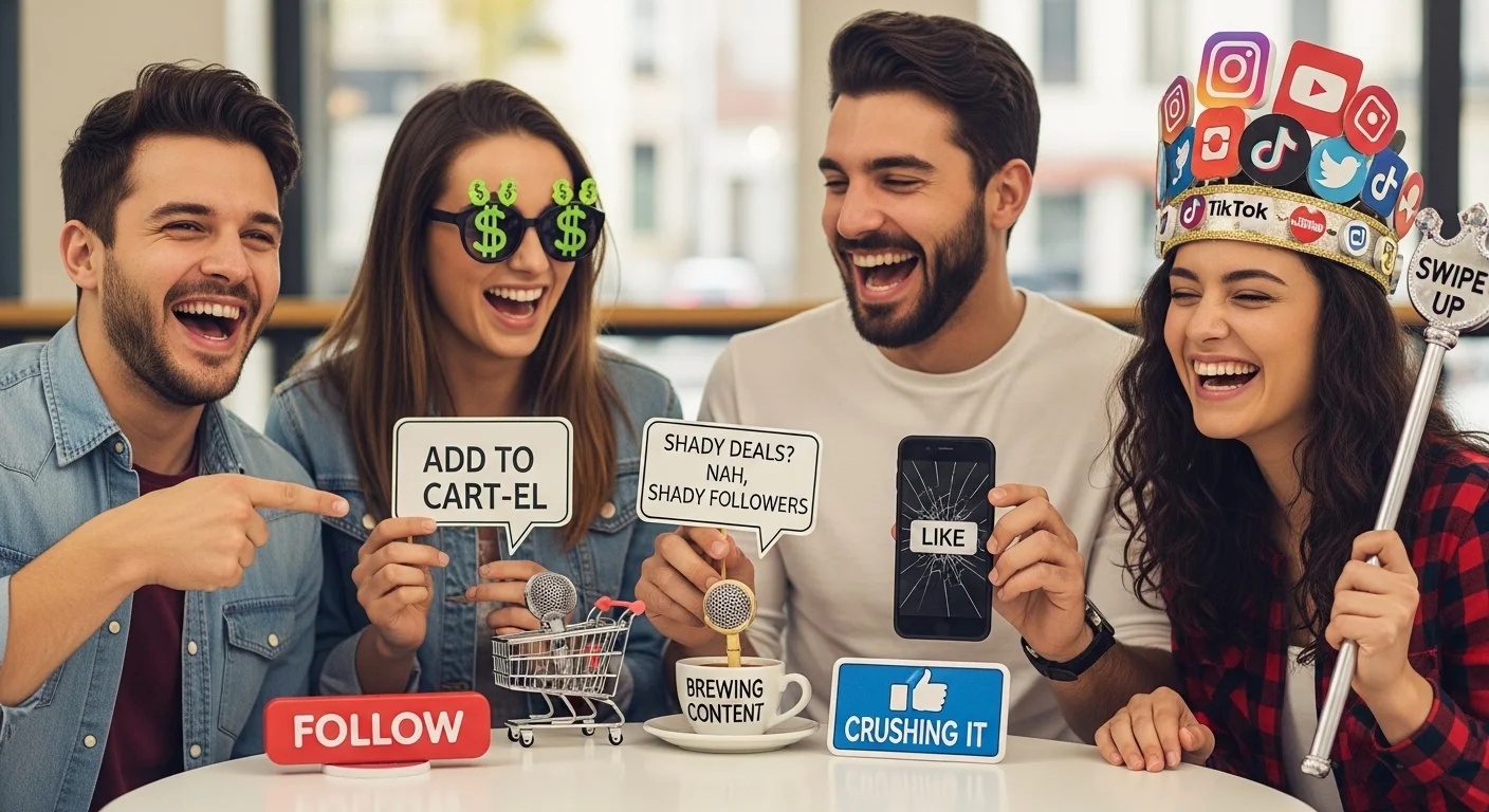 Funny Influencer Puns for Team Chats