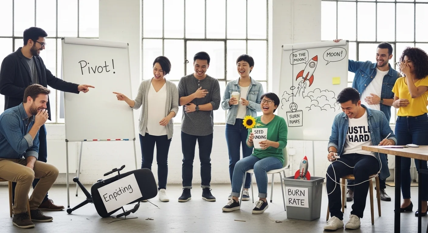 Sarcastic Startup Captions