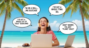 digital nomad travel puns
