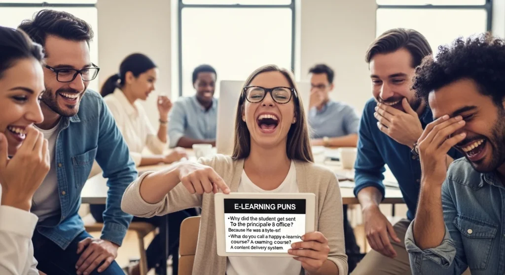 e learning puns