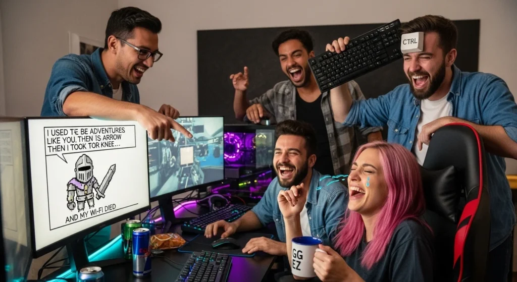 pc gaming puns