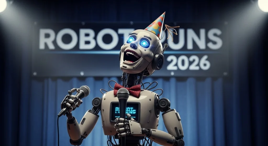 robot puns 2026