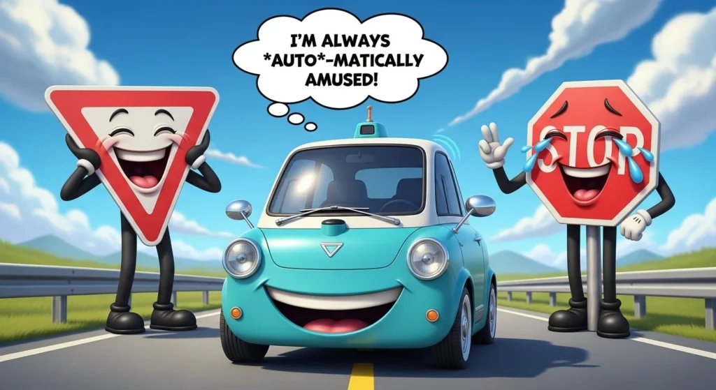 self driving puns