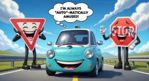 self driving puns