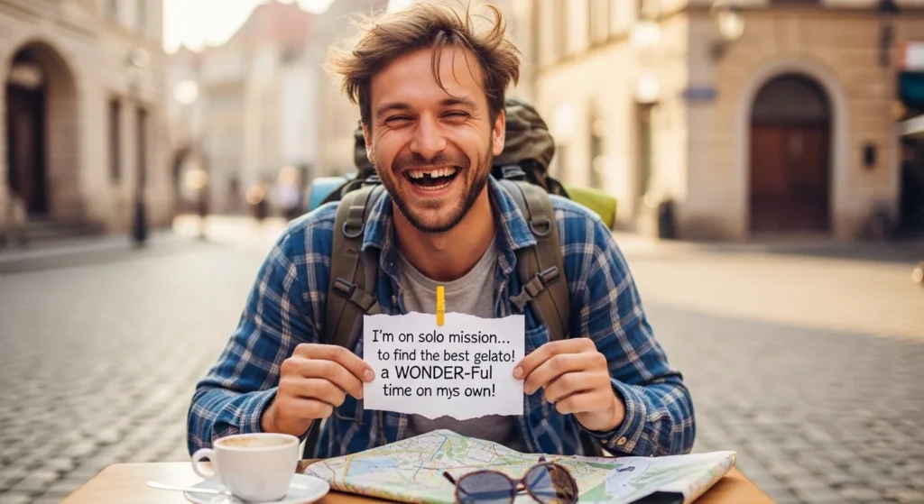 solo travel puns