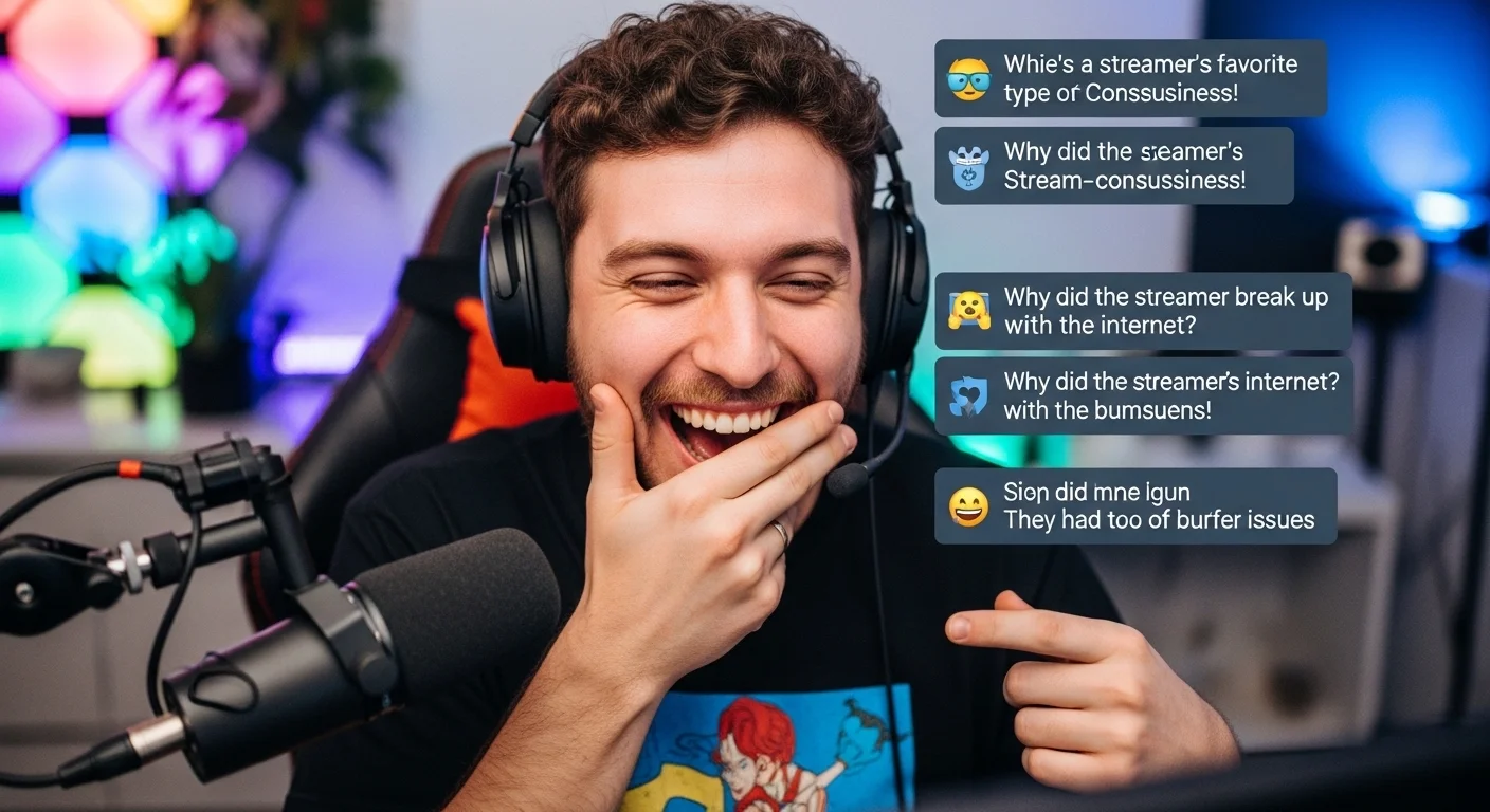 Arg Streamer 280+ Funny Streamer Puns and Jokes That Go Live Instantly 🎥😂 - adultpuns