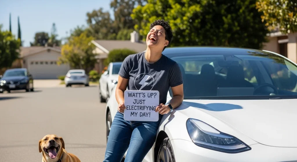 tesla puns