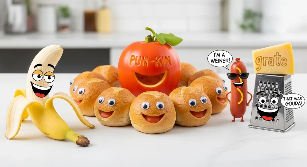 viral food puns