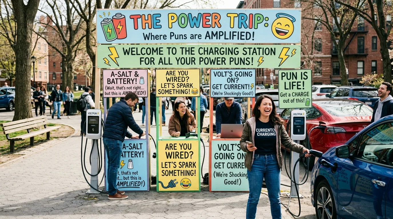 Charging Puns for TikTok & Reels