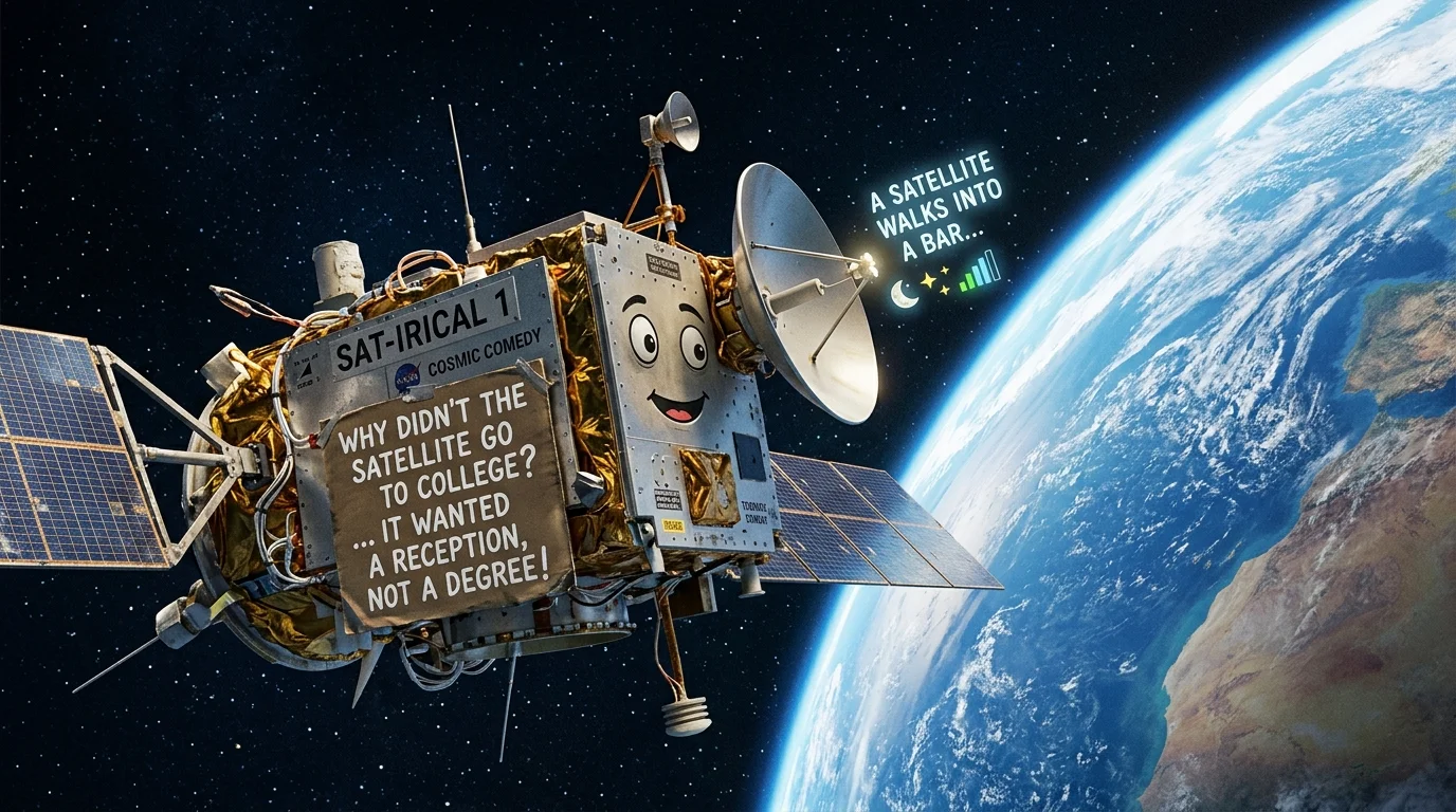 Cute Satellite Puns That Feel Cosmic