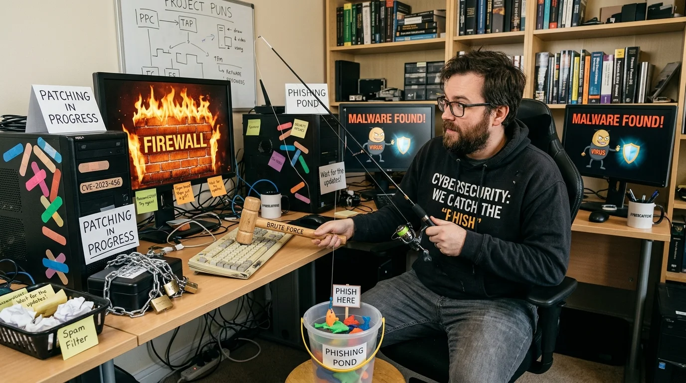 Cybersecurity Puns for TikTok & Reels