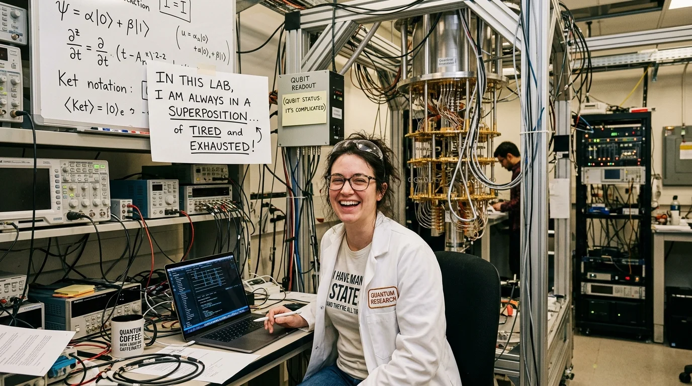 Funny Quantum Tech Selfie Captions