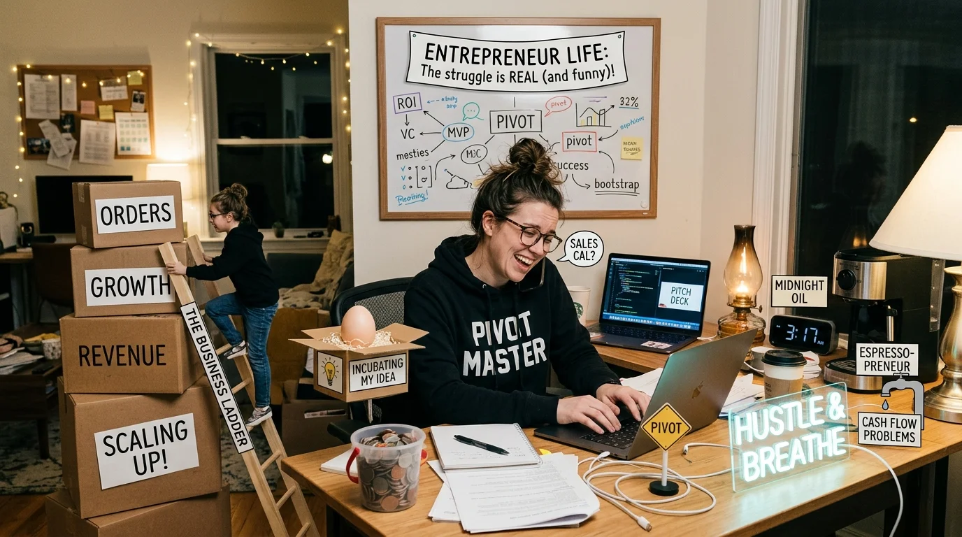 Short Entrepreneur Life Puns Perfect for Captions