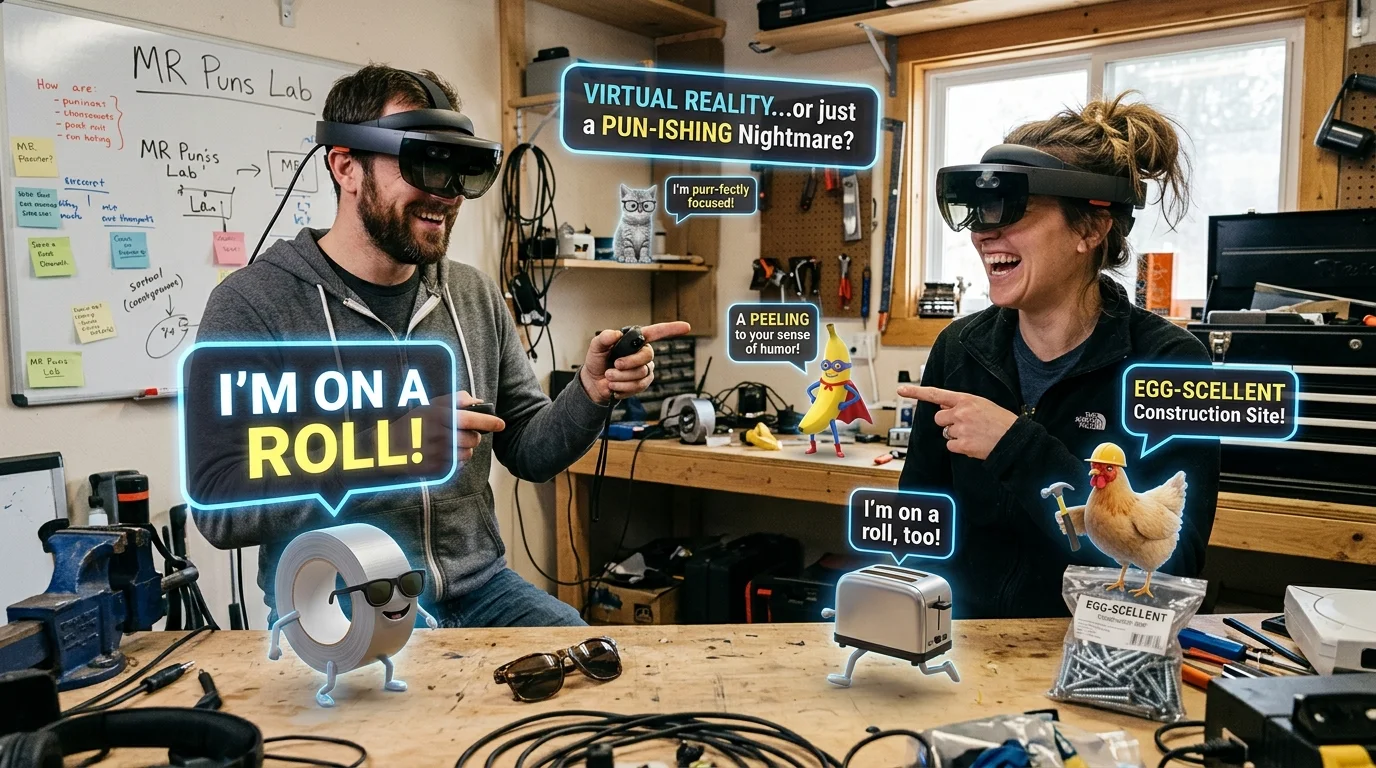 Short Mixed Reality Puns That Hit Fast