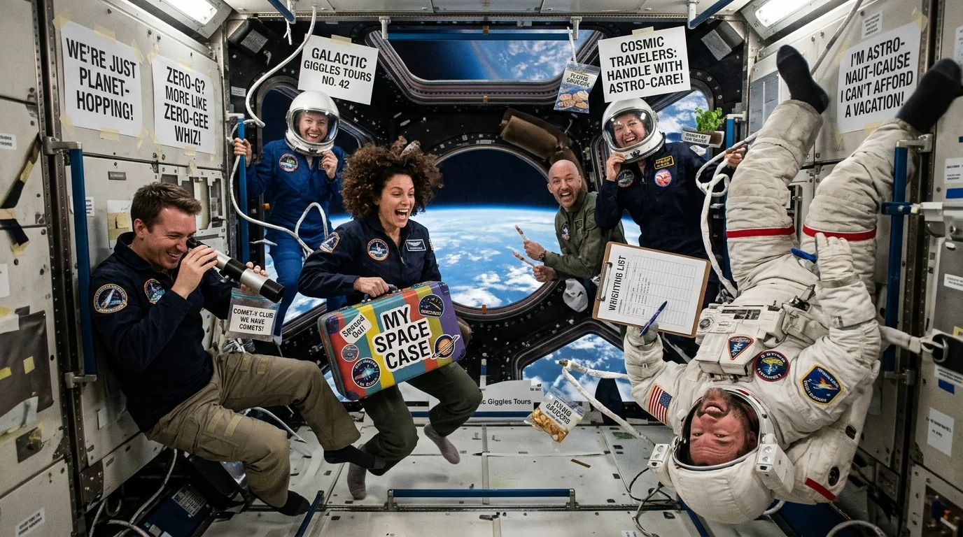 Space Tourism Puns for TikTok & Reels