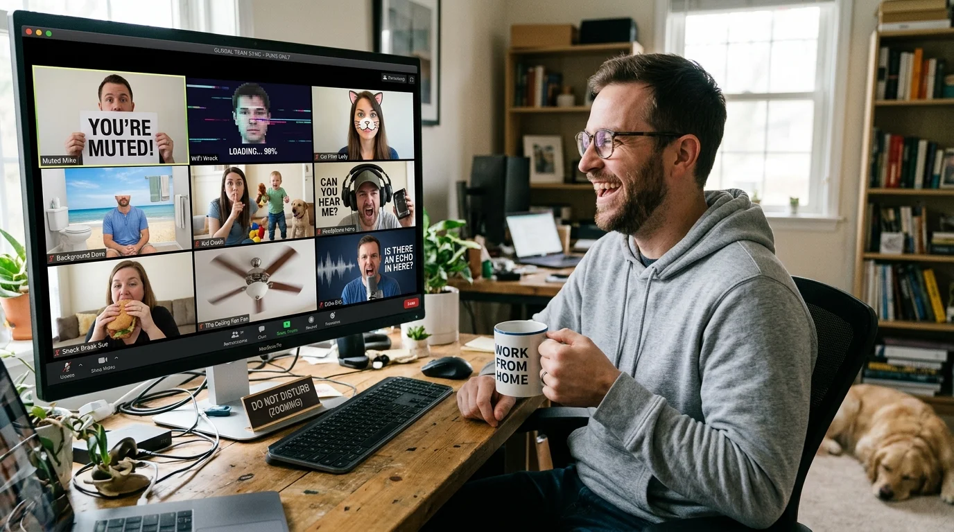 Webcam & Camera Jokes for Virtual Meetings