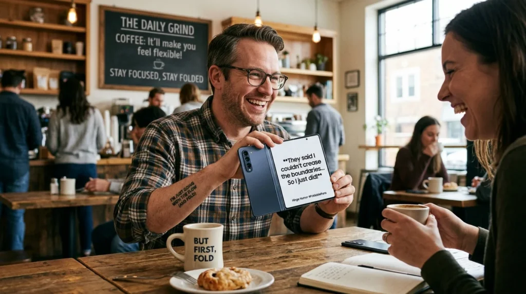 foldable phone puns