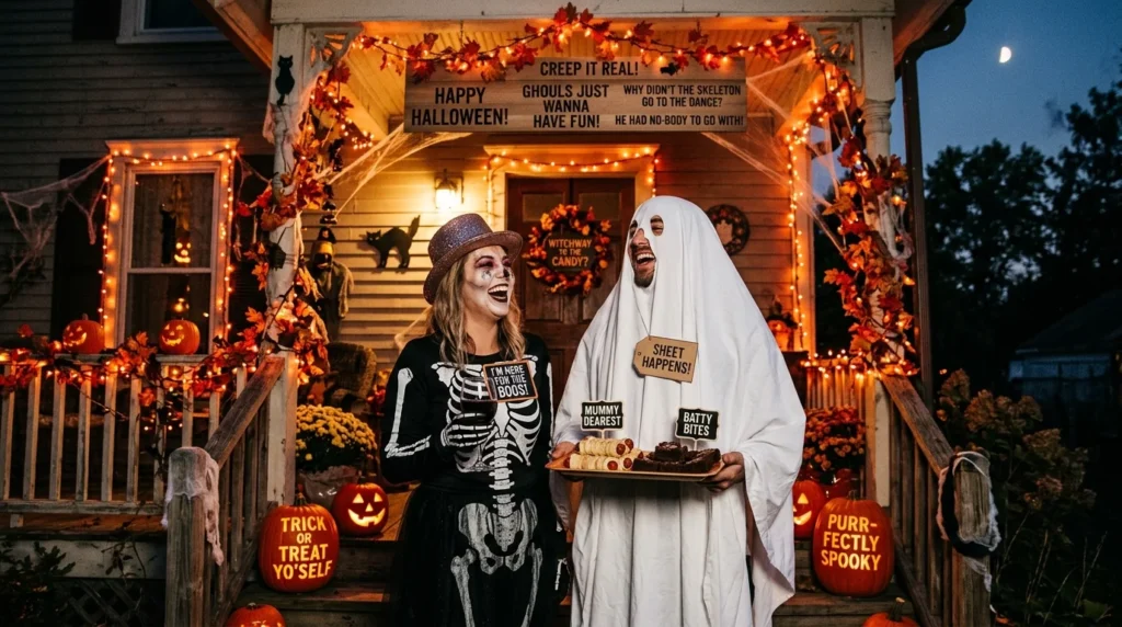 halloween vibes puns