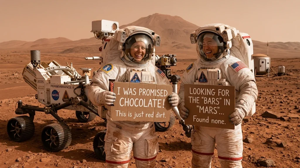 mars mission puns