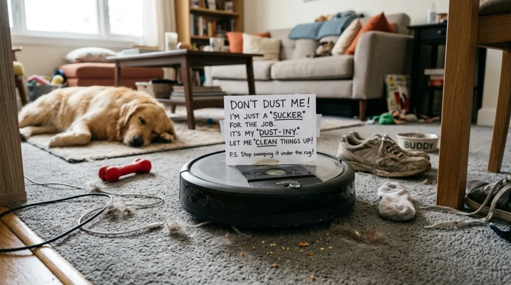 robot vacuum puns