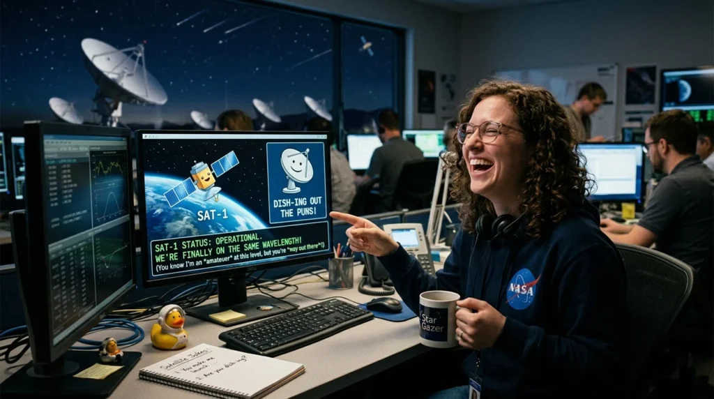 satellite puns