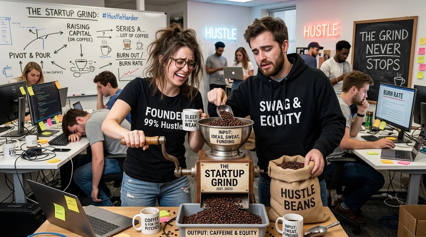 285+ Funny Startup Grind Puns & Jokes for Hustlers & Founders 🚀 - adultpuns