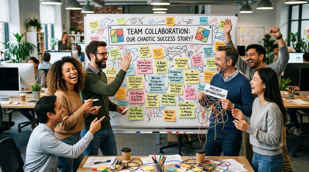 team collaboration puns