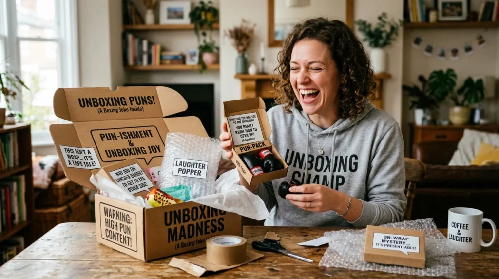 unboxing puns