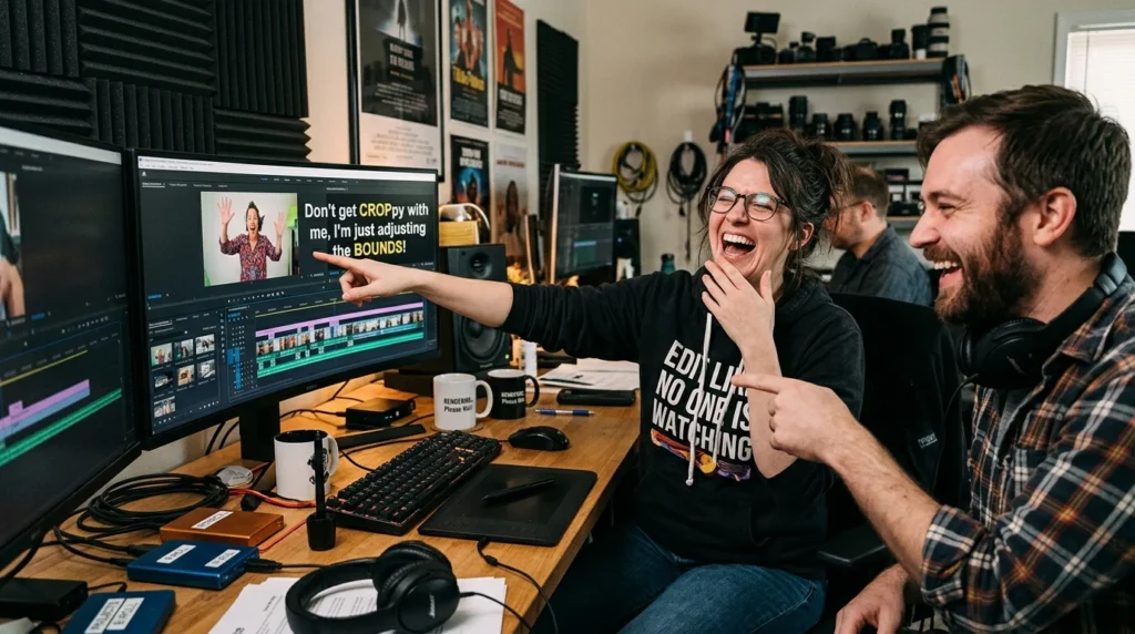video editing puns