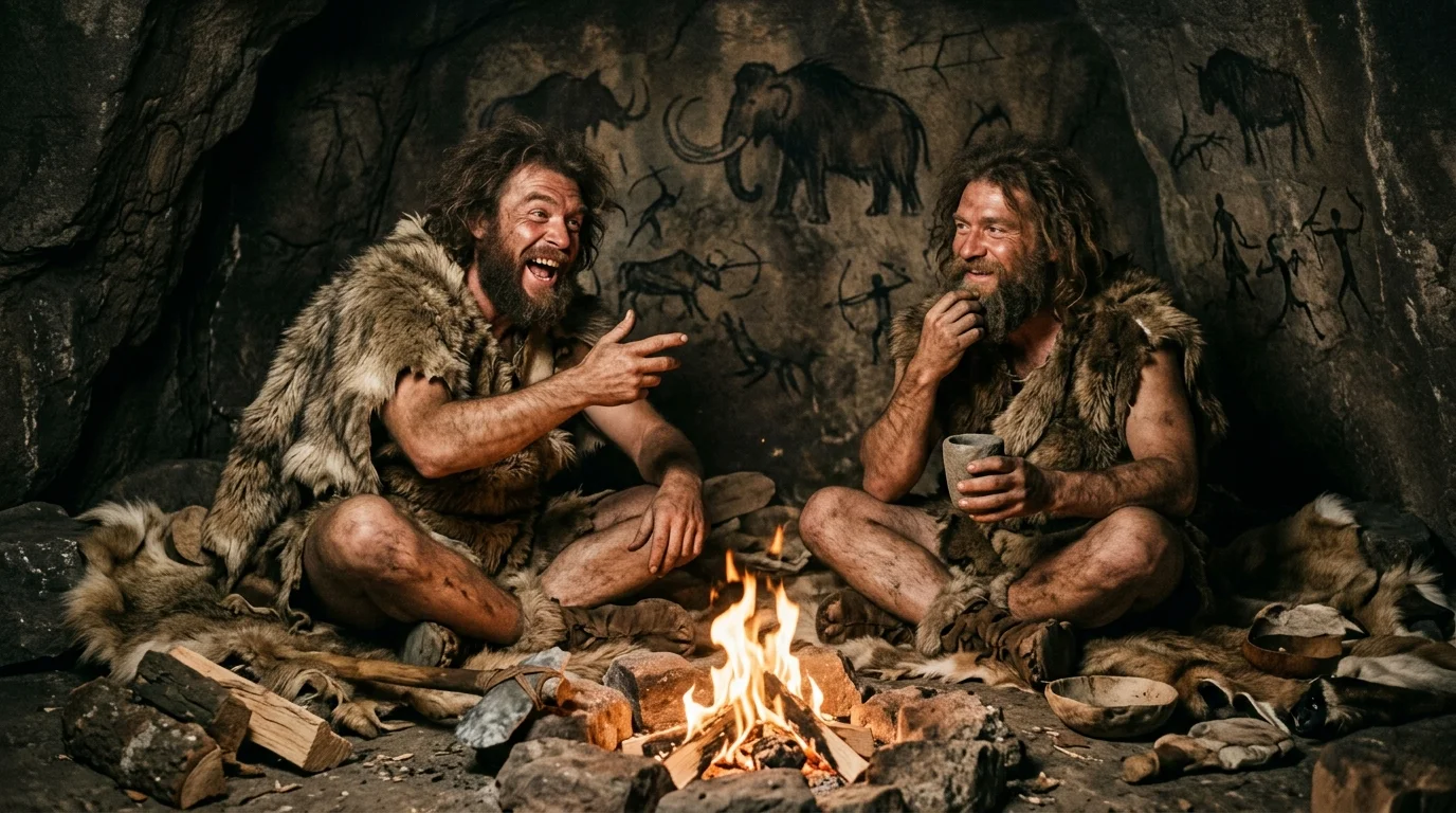 Caveman Jokes About Fire
