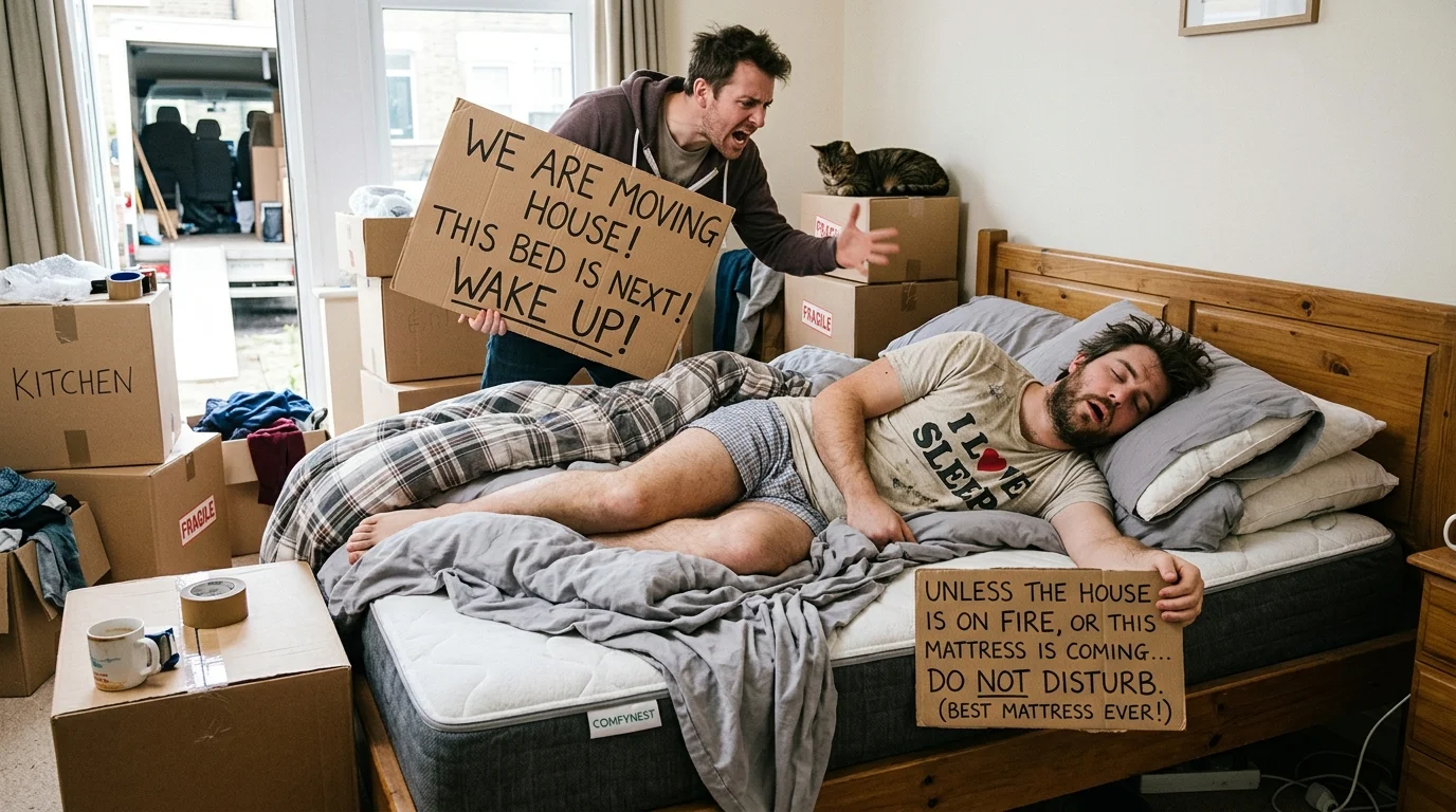 Cozy Bedroom Humor