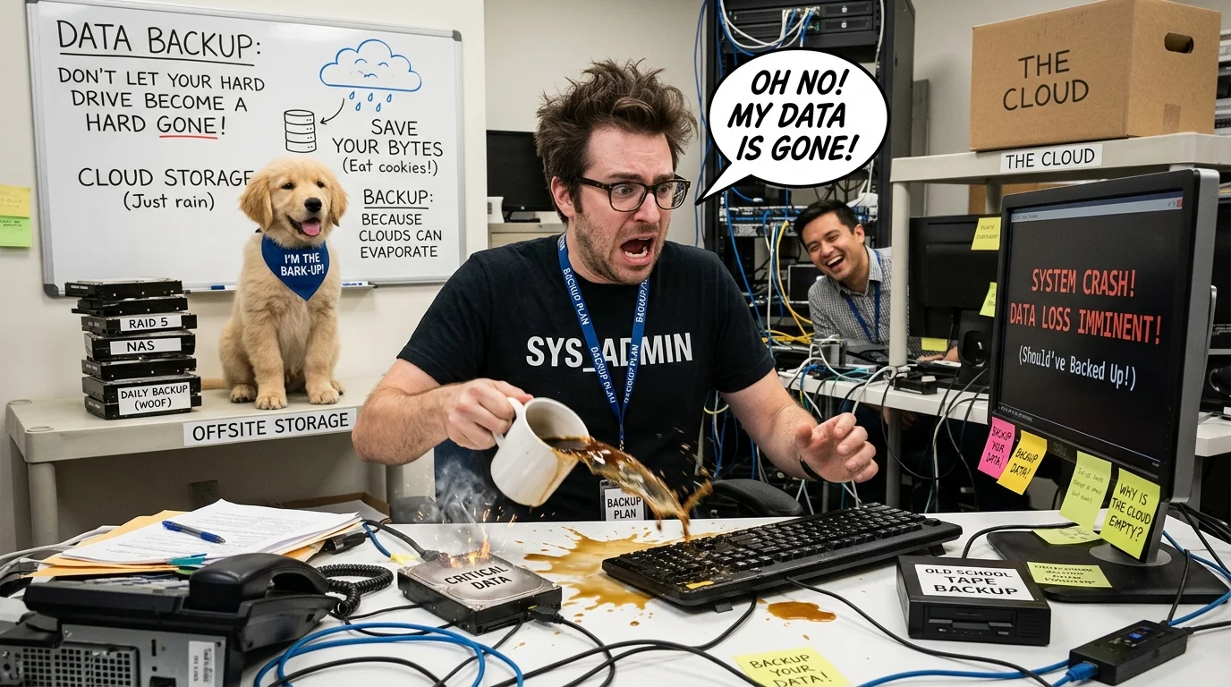 Short Data Backup Puns That Hit Fast