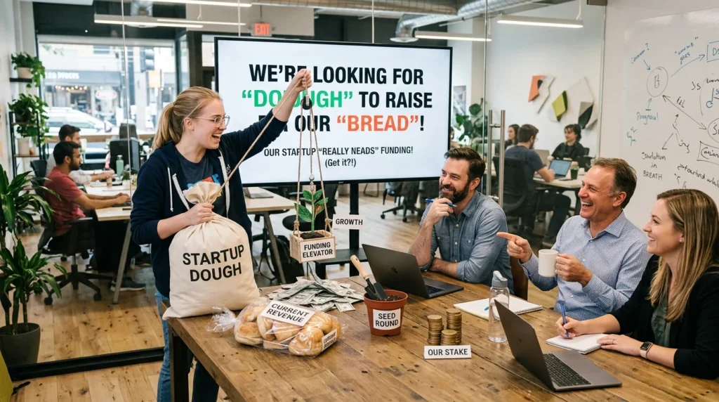 startup funding puns
