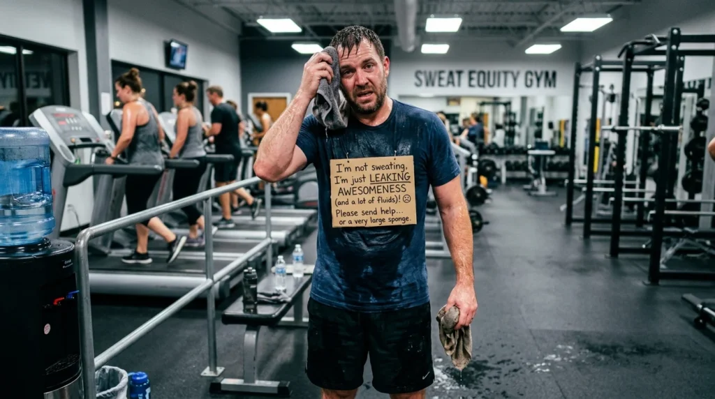 sweat jokes