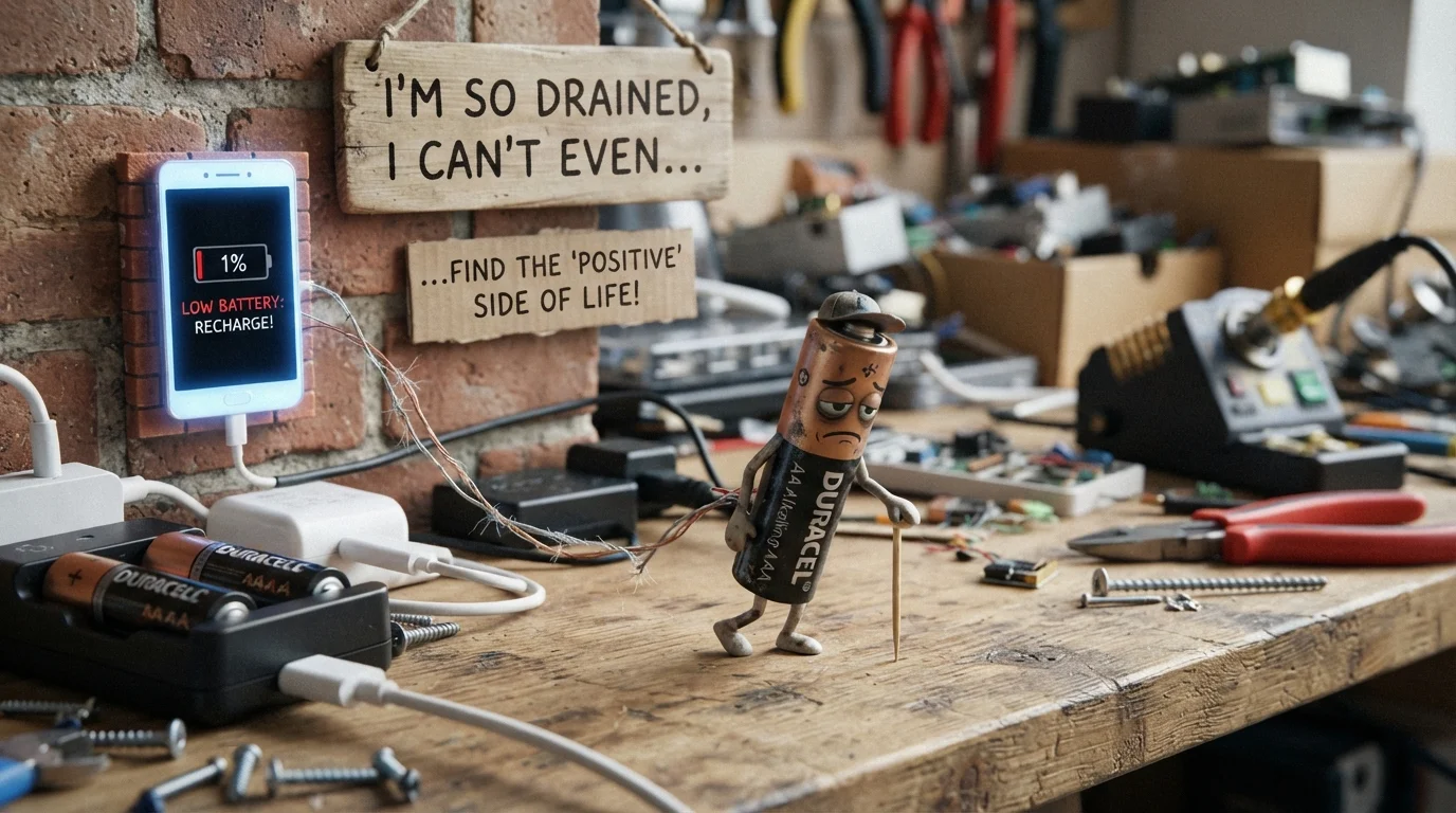 Battery Life Puns One Liners