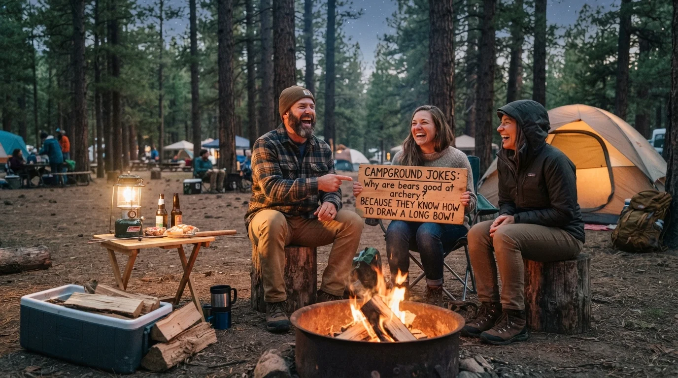 Campground Jokes One Liners