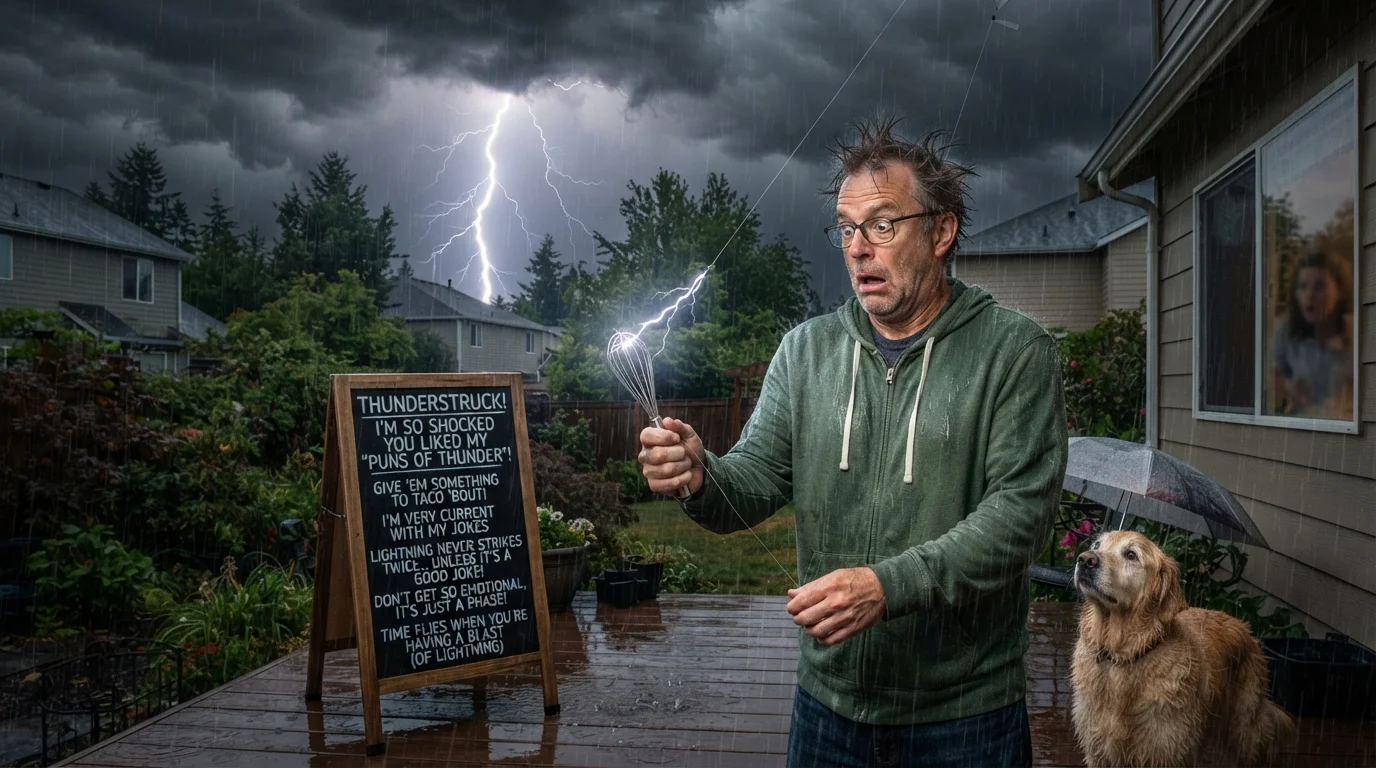 Clever Thunderstorm Puns