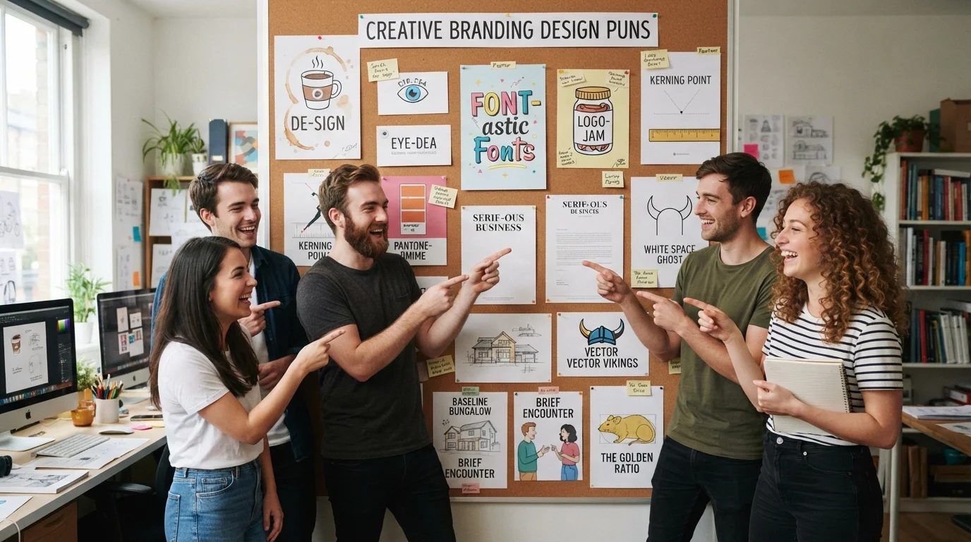 Color Palette Puns for Creative Chaos