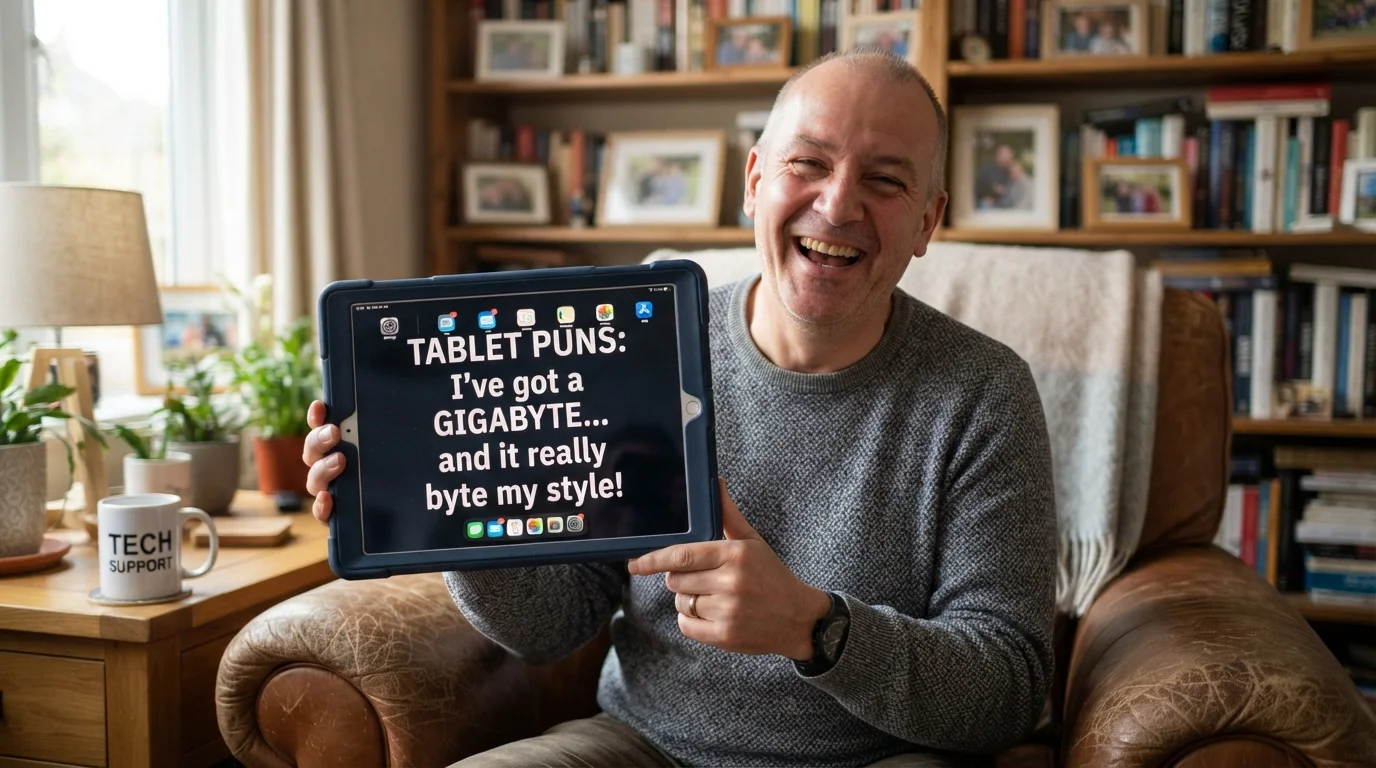 Cute Tablet Puns That Feel Smooth