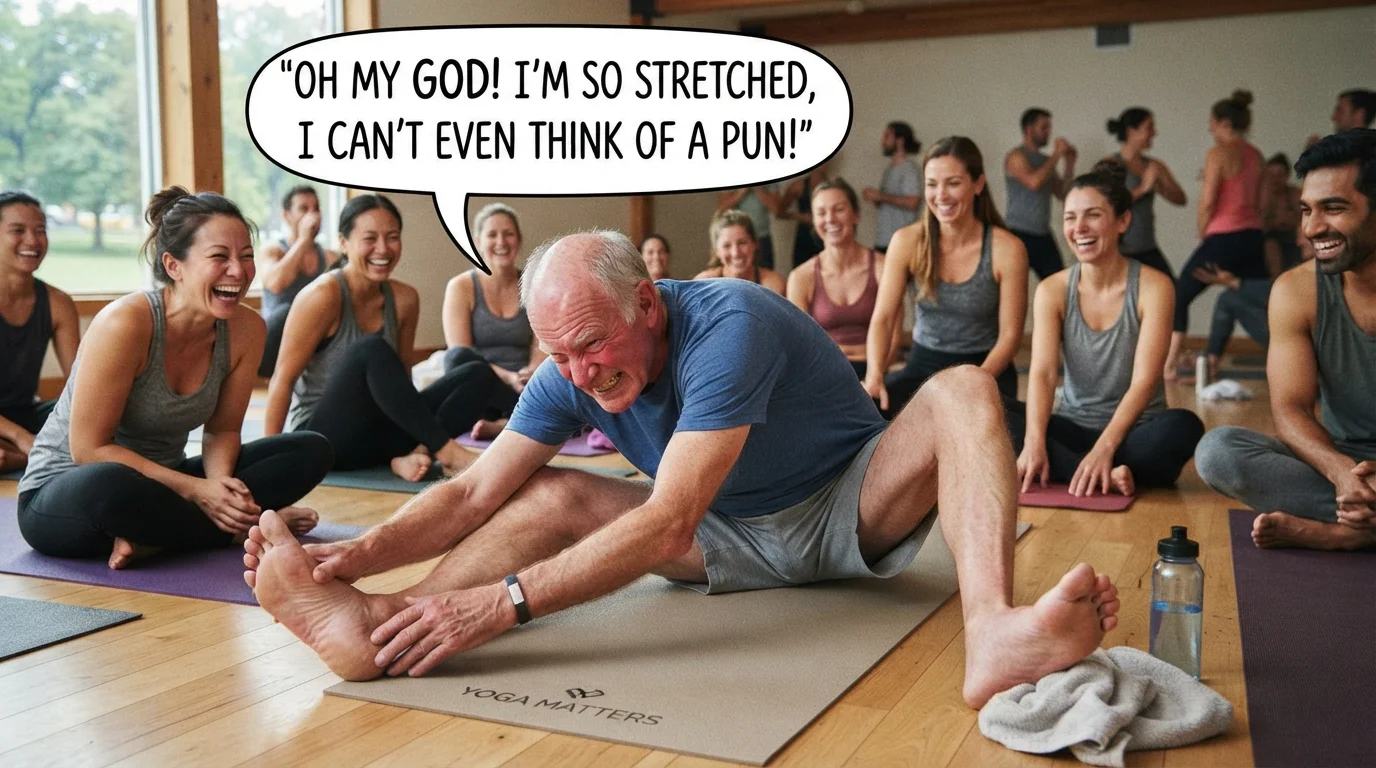 Funny Desk Stretching Jokes