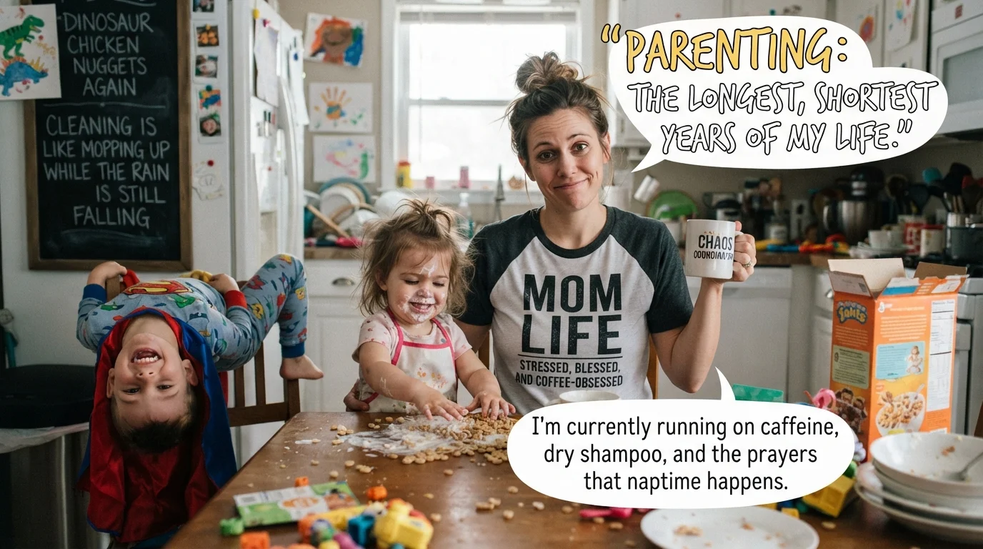 Funny Parenting Captions for Instagram