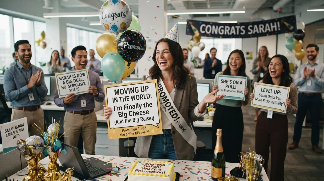 Funny Promotion Announcement Jokes