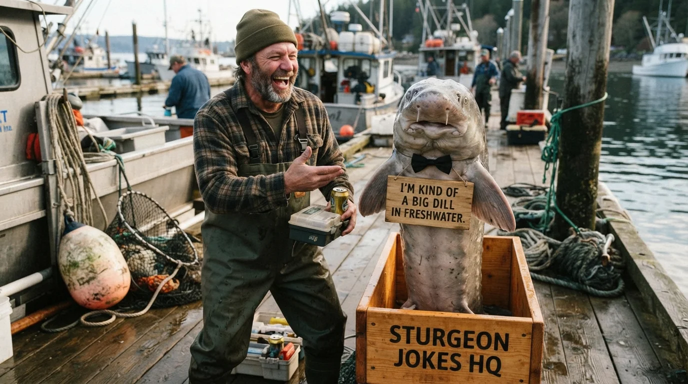 Funny Sturgeon Wordplay