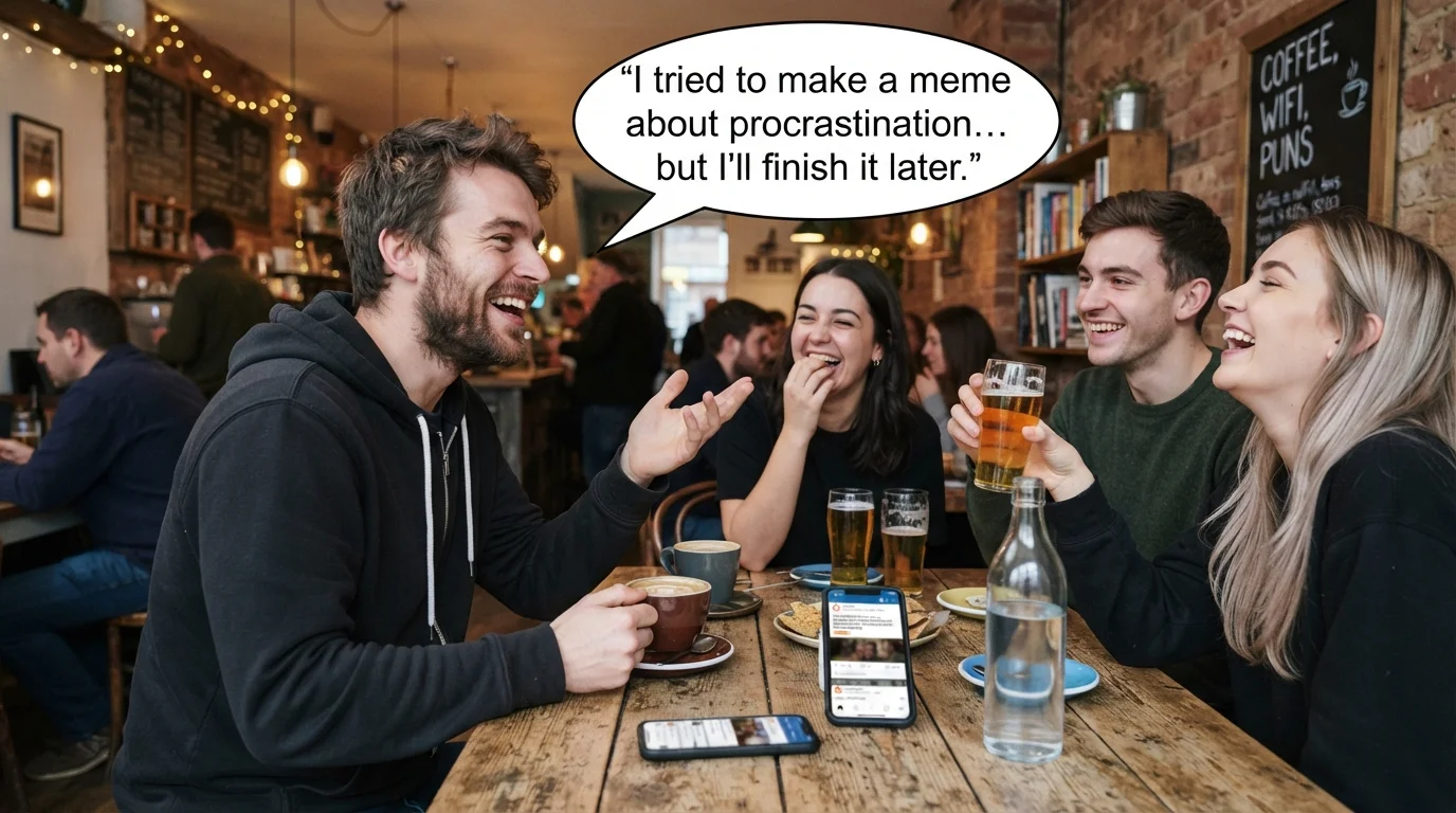 Meme Captions for Social Media