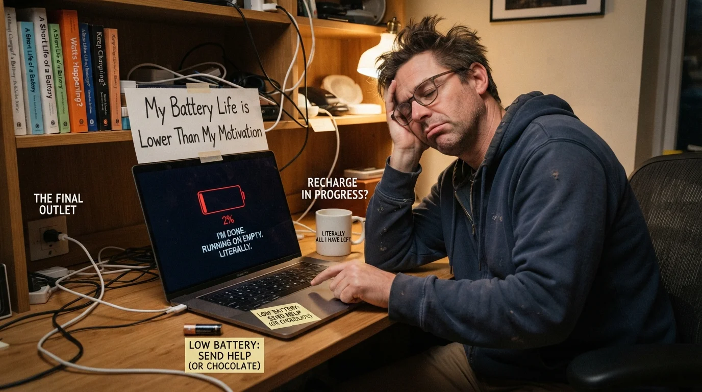 Quick & Funny Low Battery One-Liners