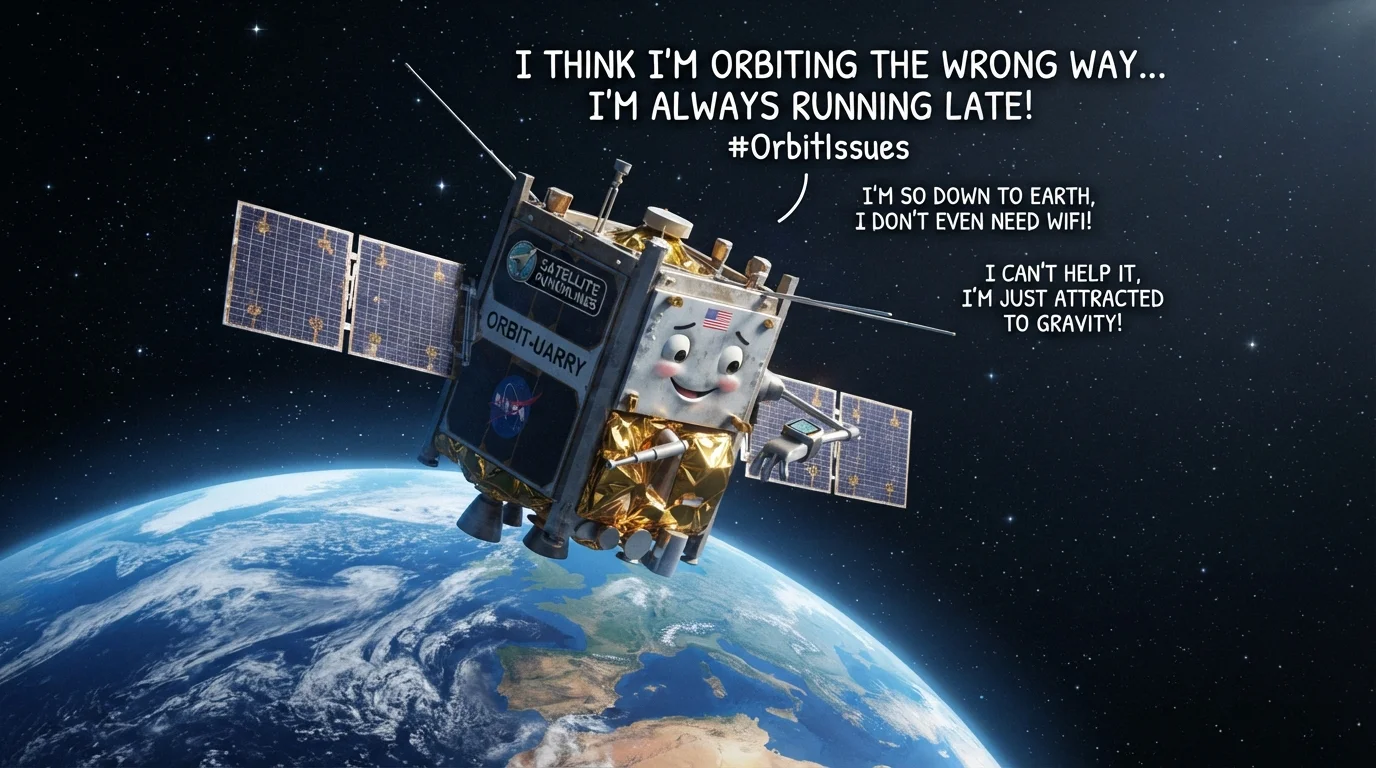 Satellite Puns for TikTok & Reels