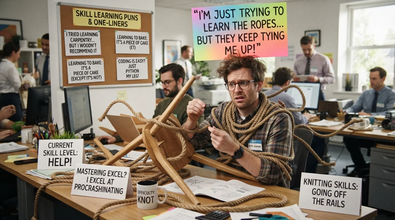 Skill Learning Puns One Liners