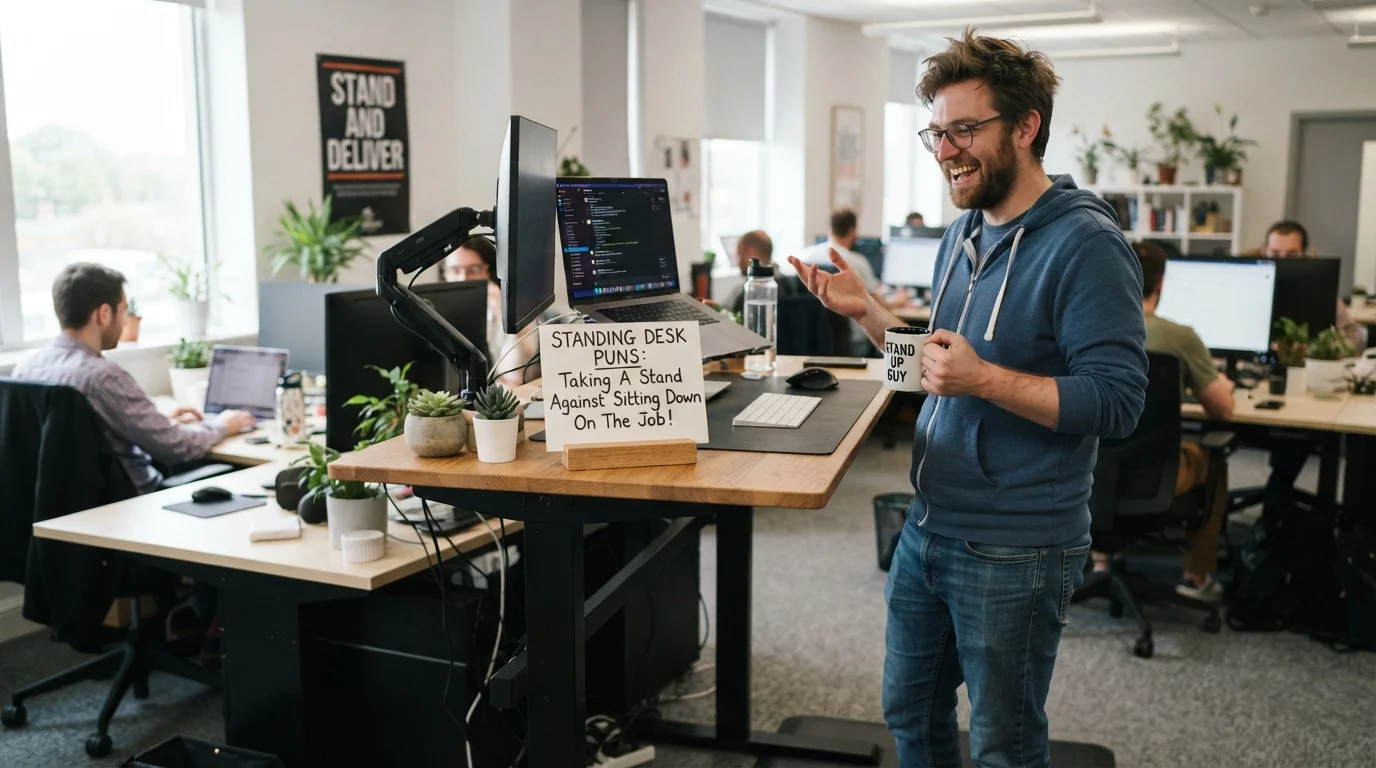 Standing Desk Puns One Liners